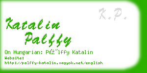 katalin palffy business card